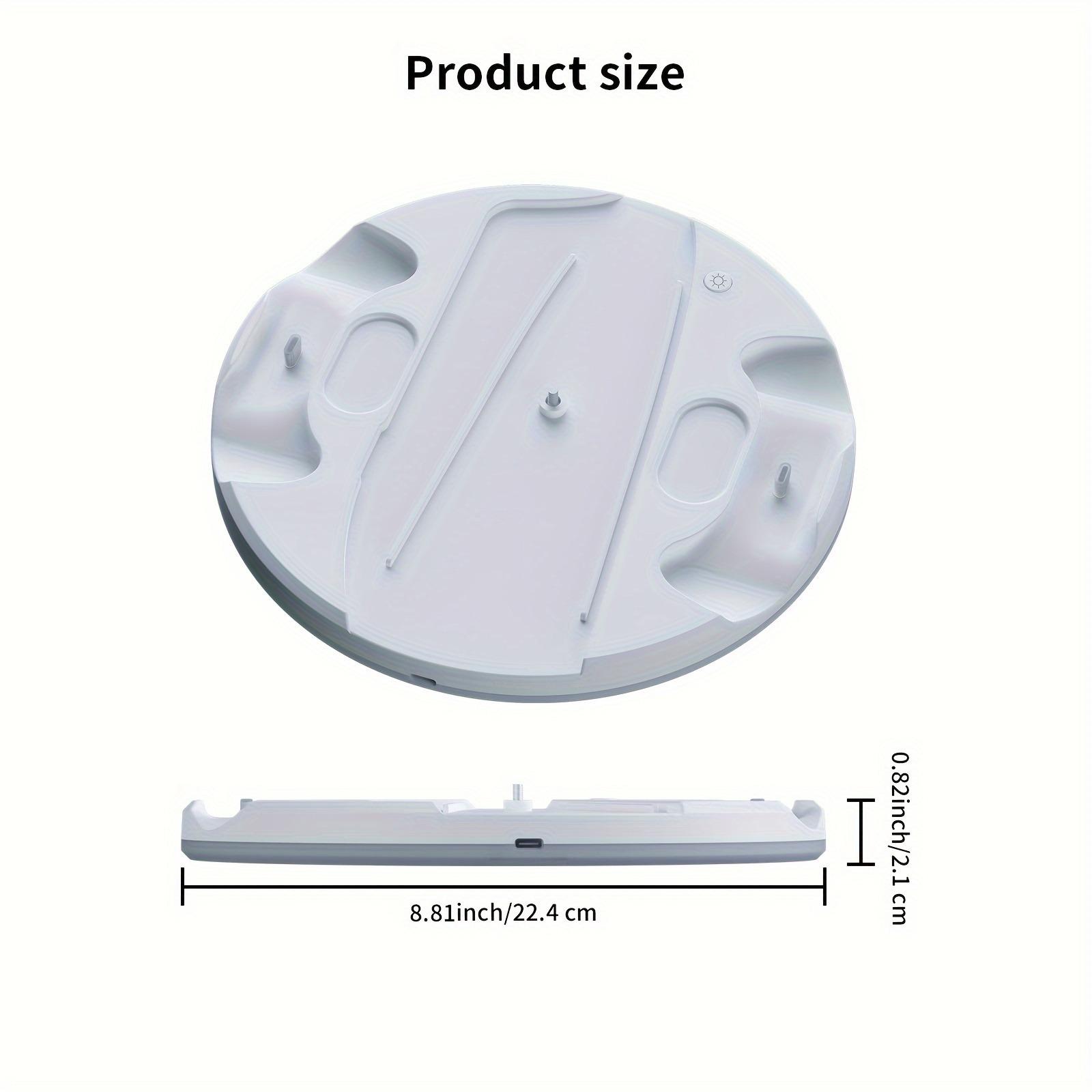 

Цветной светящийся кронштейн для игровой консоли PS5 Slim, оптическая версия, цифровая версия, базовый кронштейн для игровой консоли PS5 Slim 22.4*2.1cm белый