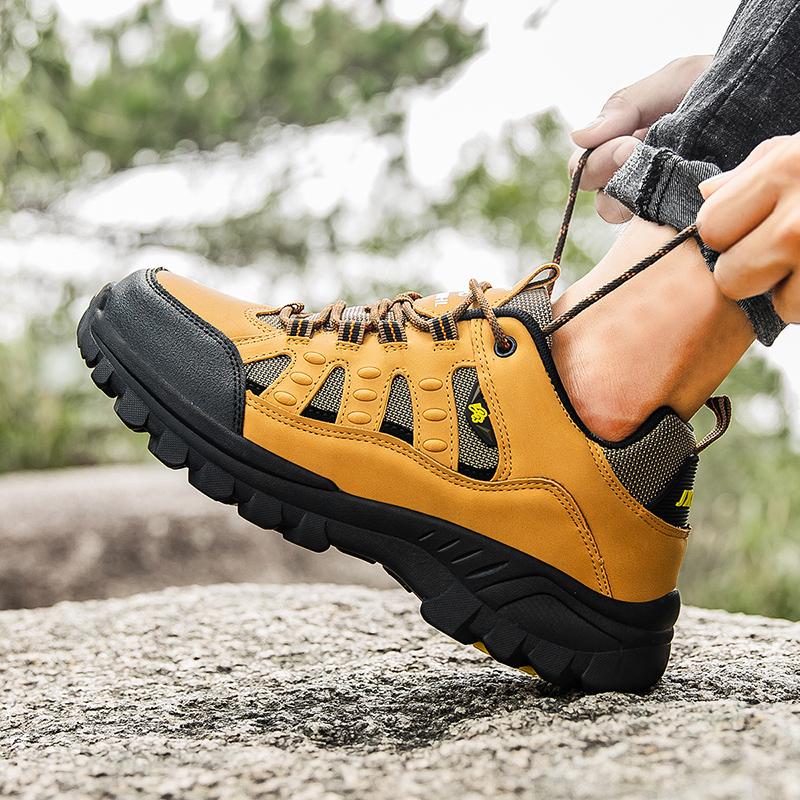 Men's Anti-slip Hiking Shoes Women Wear-resistant Climbing Shoes Camping Trekking Sports Shoes Big Size Outdoor Sneakers
