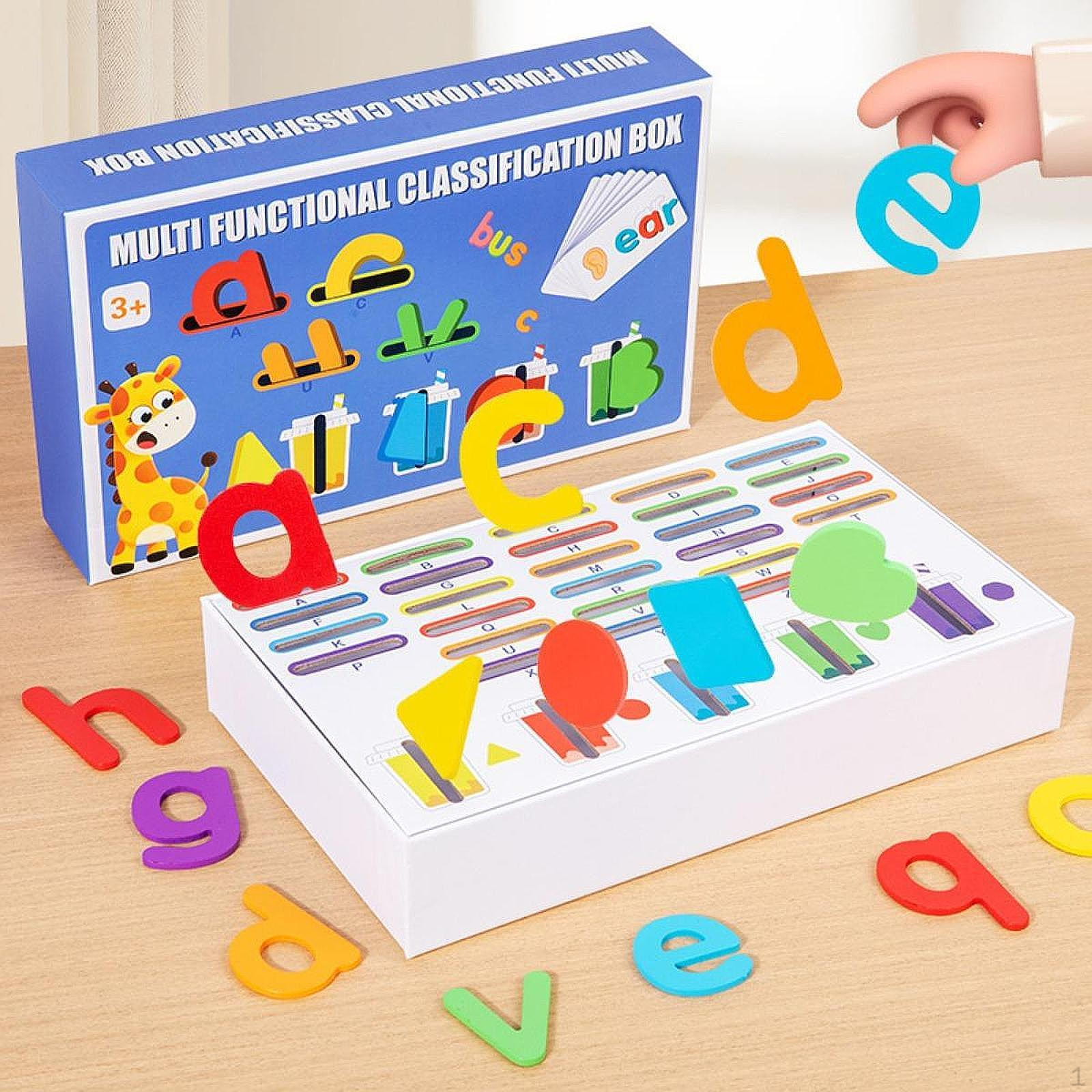 

Word Spelling Game Alphabet Matching Blocks Gift Early Educational Toy Learning for
