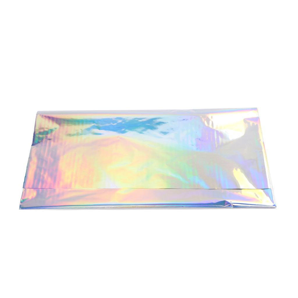 4pcs Iridescent Tablecloth Shiny Disposable Laser Table Covers Rectangular Plastic Holographic Table