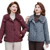 Winter New Fashion Loose Cotton-padded Clothes Light Horn Buckle Lapel Jacket Temperament Loose Short Cotton-padded Clothes