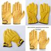 Sheep Leather Welding Gloves With Heat Resistance For Outdoor Labor And Safety