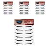 West Month Selbstklebende Eyeliner-Sticker Sechs Paare für Dramatische Augen-Make-up-Looks