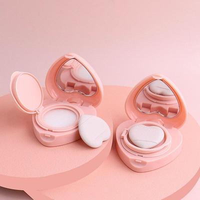 5g Refillable Mini Air Cushion Case Portable Empty Container for BB Cream Foundation and Makeup with Puff Compartment
