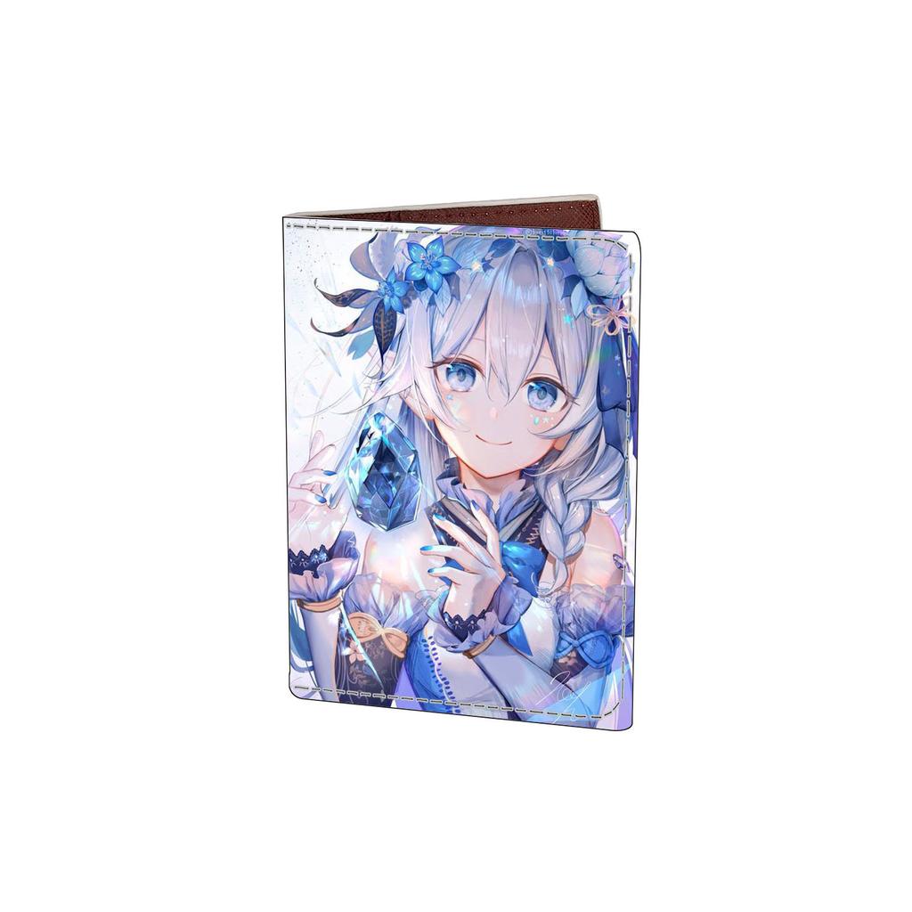 Anime Yuanshen Surrounding Second Dimensional Travel Passport Bag Document Clip Passport Bag Digital