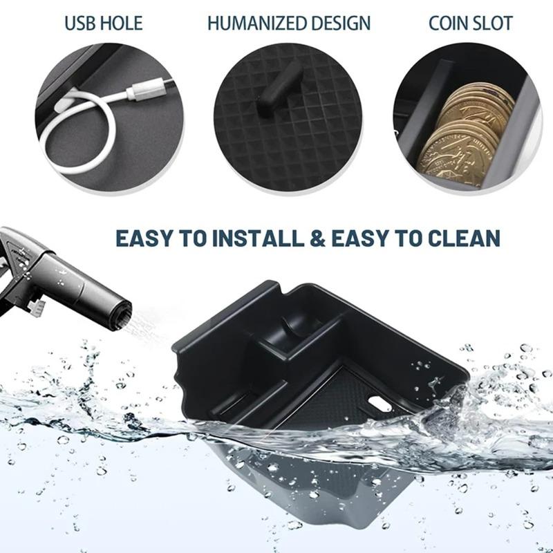 HGWEI Center Console Organizer For Acura Integra -2025 and Civic 11th Gen -2025 Hatchback Armrest Secondary Storage Box