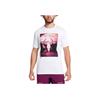 Under Armour Johnson Serisi Desenli Esnek Antrenman Tişörtü Erkek Üst Beyaz 1386891-100