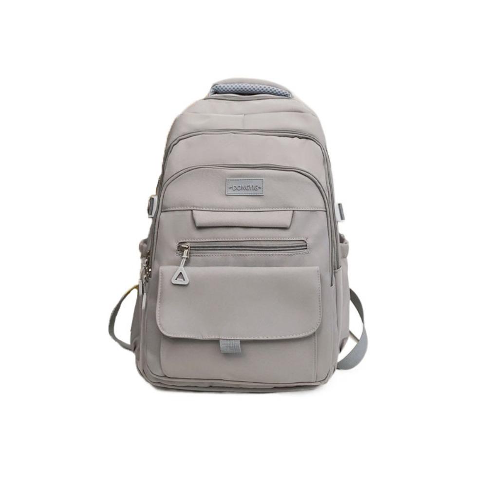 Waterproof Simple School Bags Large Capacity Girl's Backpack College Student Backpack  Travel