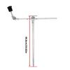 Drum Cymbal Clamp Mount Extension Arm Compatibility Cymbal Stand Accessory Rotating Clamp Suitable for Drum Set Part