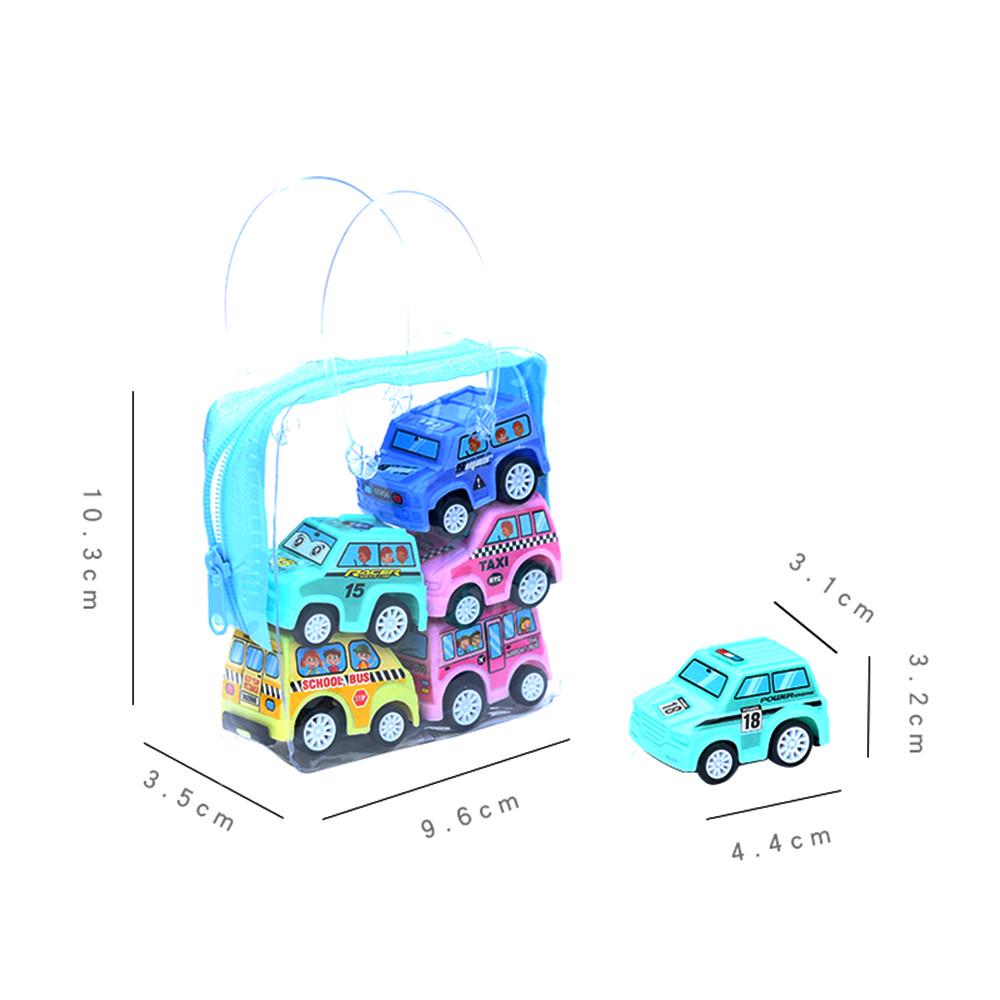 Children Simulate Educational Trailer Toy  Truck Kids Race Car Set 6PCS