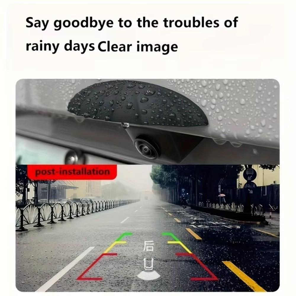 Silicone Car Rearview Camera Rain Cover Rearview Mirror Decoration  For Rearview Mirror Decoration
