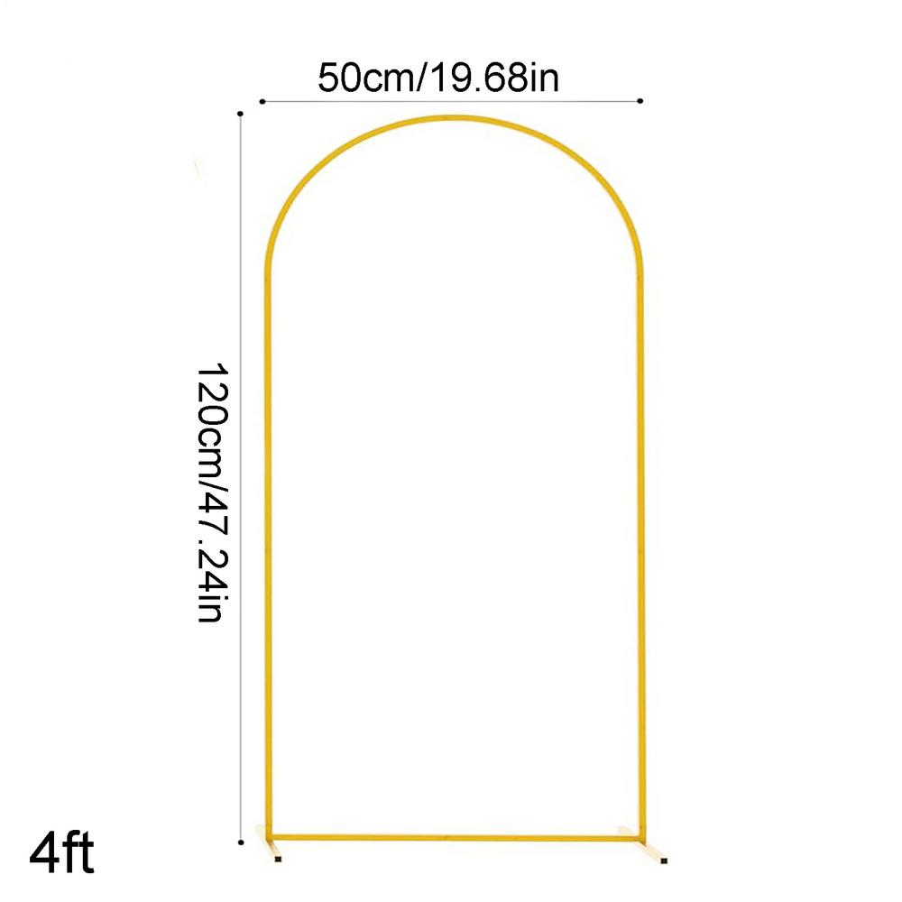 Metalen Boog Achtergrond Stand Goud Bruiloft Feest Boog Achtergrond Deur Frame Voor Verjaardagsfeesten Ballon Bloem Decoraties