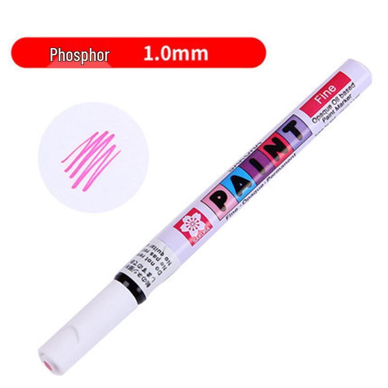 Japan Sakura Gold & White Oil-Based Paint Pen Set for Black Card Art & Drawing