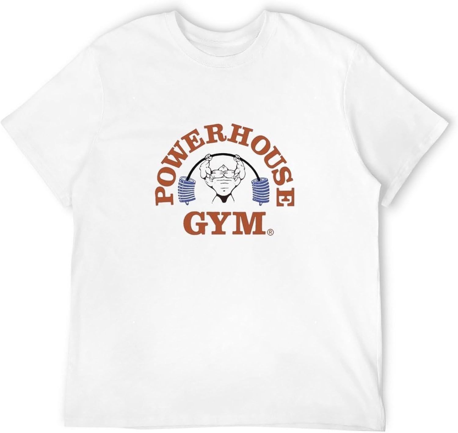 Powerhouse Gym Logo Men s Grey T-Shirt XXL