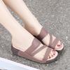 Sandales Tongs d'Été pour Femmes Élégantes Décontractées Sandales Filles Plateforme Augmentation de la Hauteur Surdimensionnées