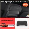 For Xpeng G6 2025 2024  Car Glasses Box Suede Sunroof Sunglasses Case Glasses Storage Holder Car Interior Accessories