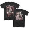 Poison Talk Dirty To Me Double SIded T Shirt Full Size S-5XL