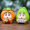 Chan Creyon Shin Anime Fruit Figure Cartoon Desktop Decorations Collectibles