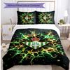 Set Lenzuola Stampato Calcio Real Betis 3 Pezzi, Comodo Set Copripiumino per Camera da Letto Amico della Pelle