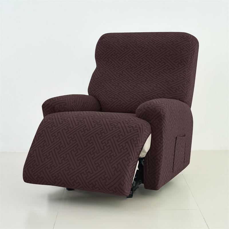 Split Recliner Sofa Covers Stretch Single Seater Reclining Couch Cover Slipcover for Living Room Relax Elastic Armchair Cover