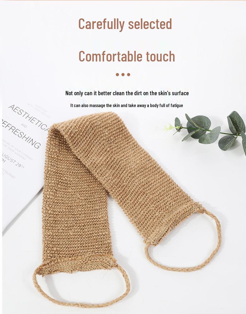 Ramie Sisal Body Scrub Set & Jute Bath Gloves
