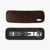 mellotory square velvet hairpin (brown)