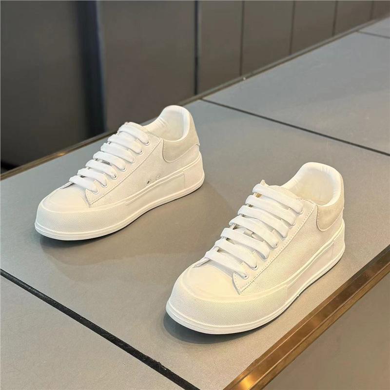 Canvas shoes breathable thick baseplate shoes summer new casual little white bc