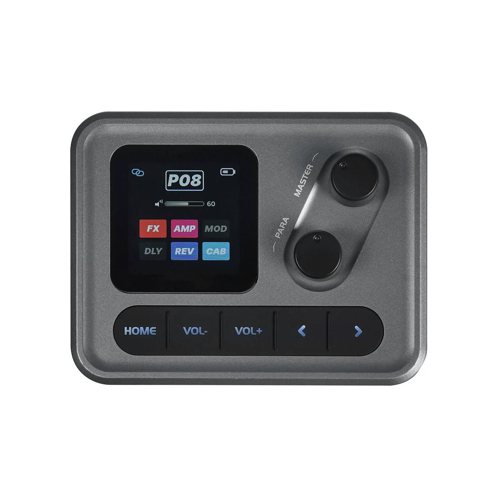 Guitar Multi Effects Processor Pocket Amp with 20 AMP 20 CAB IR Simulation Loopback Recording Portable Rechargeable