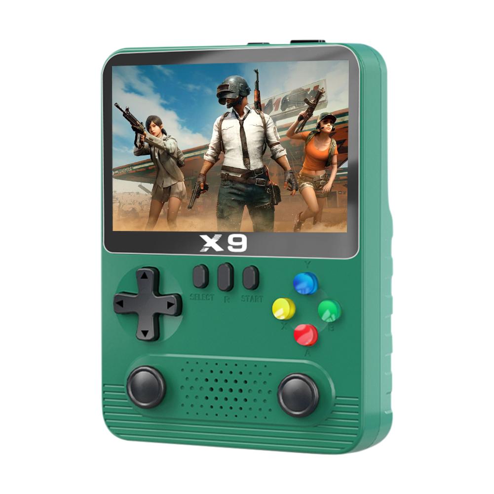 X9 Retro Video Game Console 3.5in IPS Screen Mini Video Game Machine Dual 3D Joystick 11 Emulators for PSP for Kids and Adults