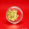 Pure Gold Horse Zodiac Phone Sticker - Cultural Creative Souvenir