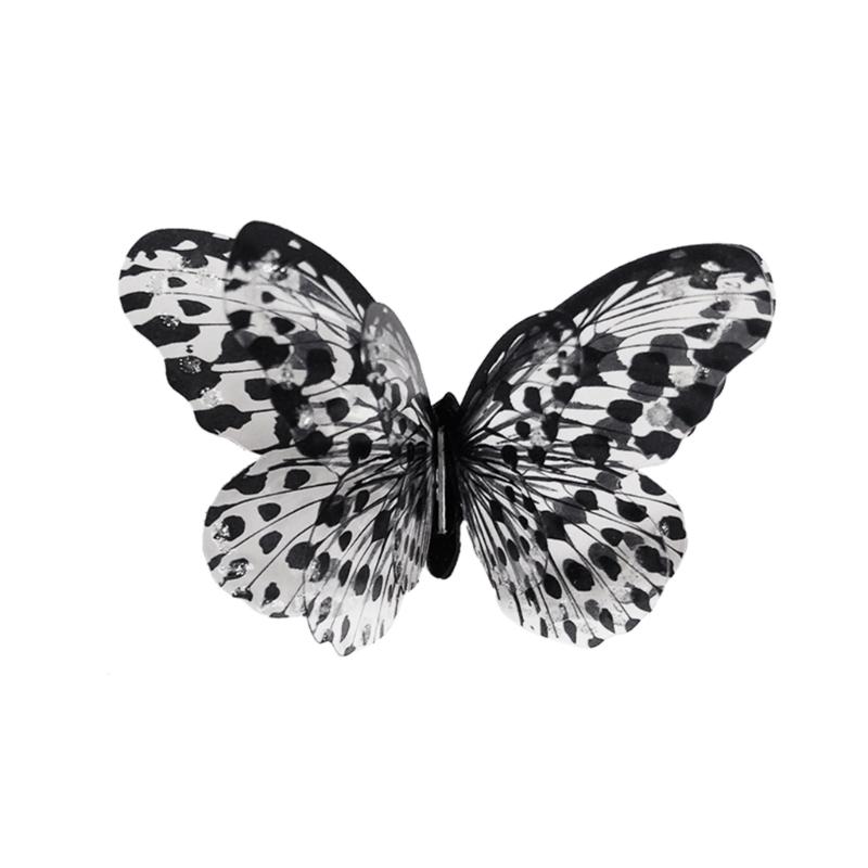 2023 Punk Butterflies Ring Black Exaggerate Gothic Three-Dimensional Vintage Finger Rings for Women Jewelry Accessories