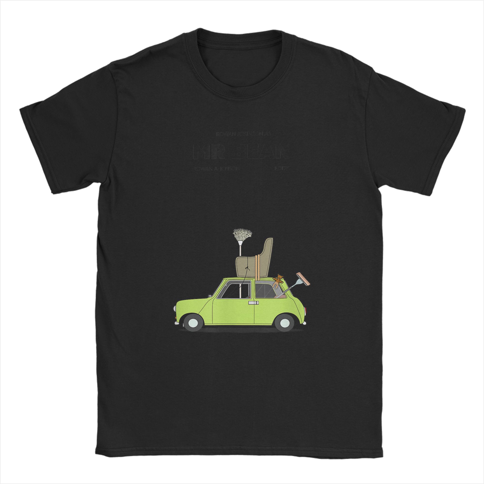 

Mr Bean Windy Bean T-Shirt Trendy Cool T Shirts Short-Sleeve Vintage Tops Summer 100 Cotton Breathable Plus Size 5XL Top Tees L