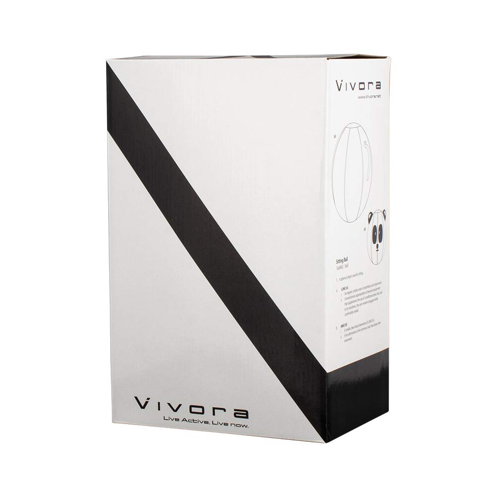 VIVORA Luno Chenille Seating Ball for Charcoal Men, V002-BW65 DKG, [Used]