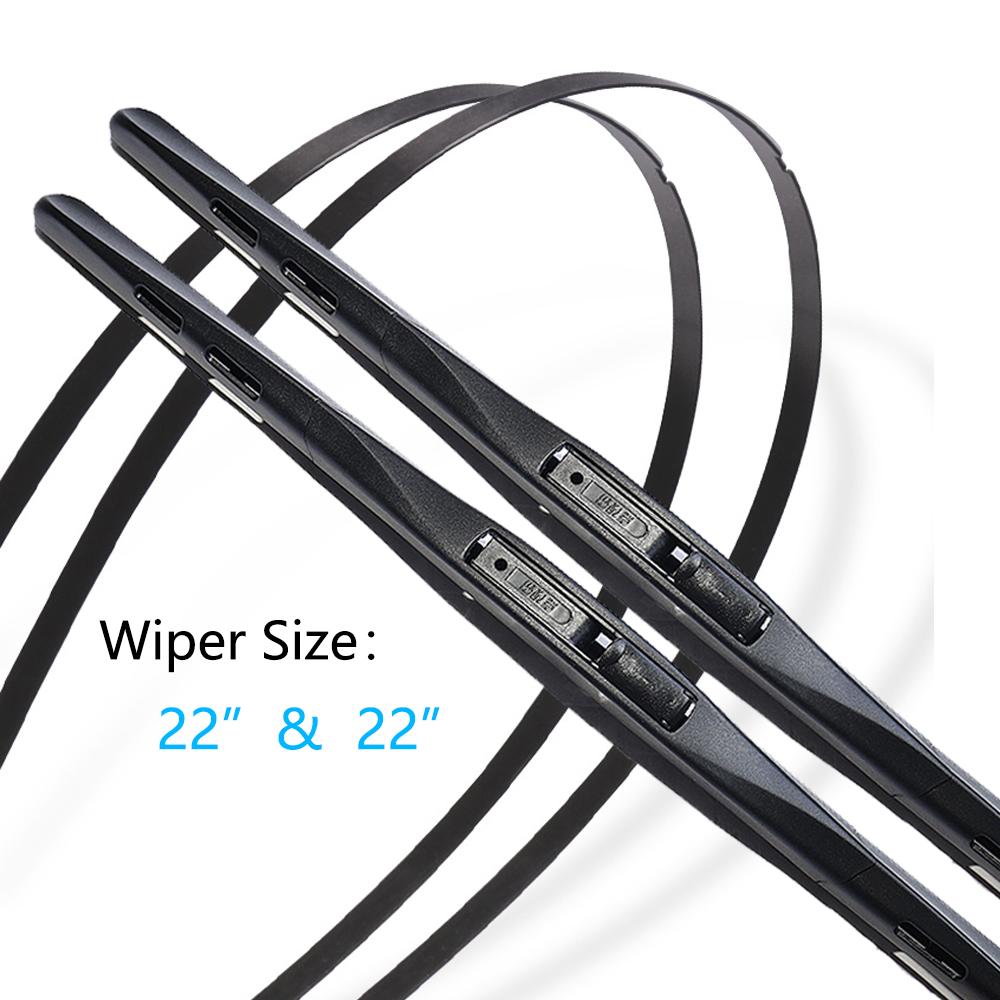 For Ford Explorer U152 MK3 2002 2003 2004 2005 Brushes Front Rear Wiper Blabes Set Windshield Windscreen Window Car