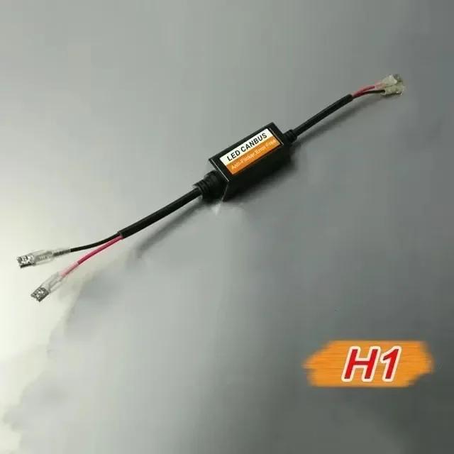 1-4pcs LED Canbus Decoder Adapter For H1 H4 H7 H11 9005 9006 9012 Anti-Flicker Harness Bulbs Resistor Warning Error Canceller