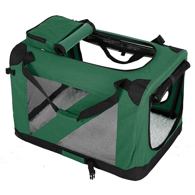 Portable Folding Pet Carrier & Bed: Outdoor Dog/Cat Cage & Car Nest for Golden Retrievers, Corgis, and Teddies