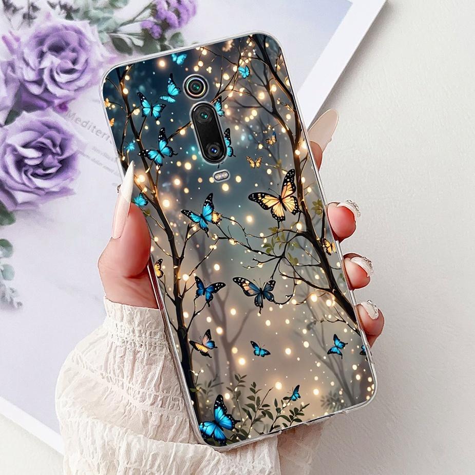 For Xiaomi Mi 9T Pro Case Cute Cat Lucky Koi Painted Cover Soft Silicone Phone Case For Xiaomi MI 9T Pro Mi9T 9TPro Fundas Coque