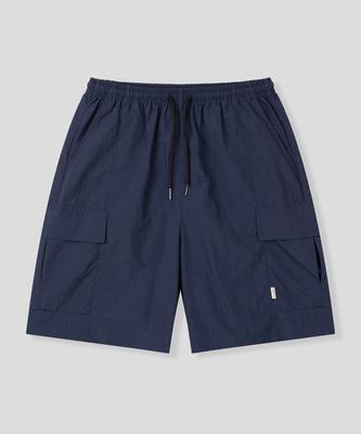 BLACK MOMENT Urban Easy Cargo Shorts Bermuda Pants [Navy]