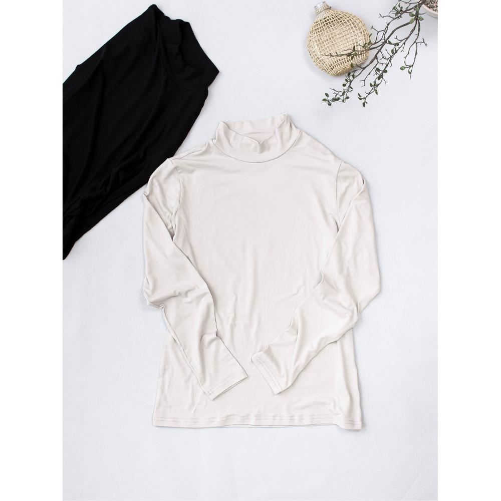DaiSo EaSy WarM WoMen S Turtleneck Long Sleeve M blacks