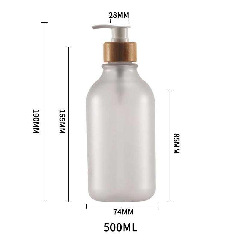 300/500Ml Liquid Soap Dispenser Bathroom Bottles Empty Pump Refillable Bathroom Shampoo Bottles Liquid Container Dispenser