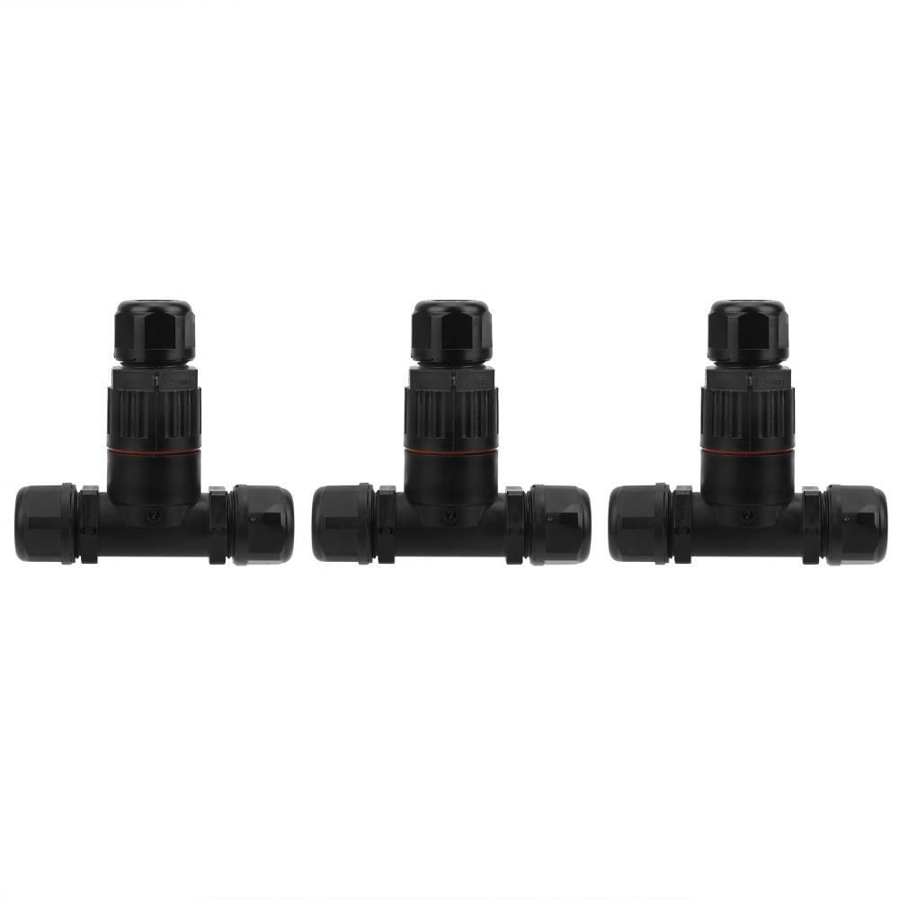 3PCS 3 Way Electrical Cable Connector 450V Wire Connector  Industrial Applications