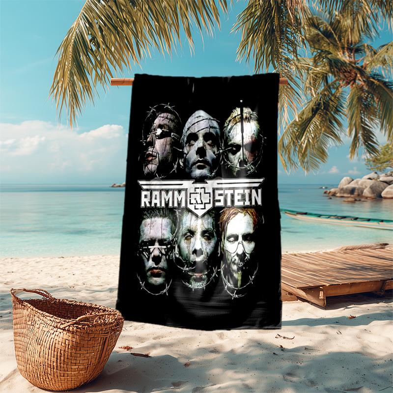 Till Lindemann, Lead Singer of the German Heavy Metal Rock Band Rammstein, Outdoor Camping Vacation Swimming Beach Scarf Decorative Blanket F13