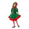 2025 Girl Boy Christmas Elf Costumes Santa Claus Suit Festival Halloween Cosplay Sets Green Elves Clothes