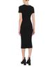 Moschino Jeans Ribbed Stretch Cotton Dress