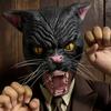 Katzen-Tiermaske COS Lustige und skurrile Performance-Requisiten können beschriftet werden