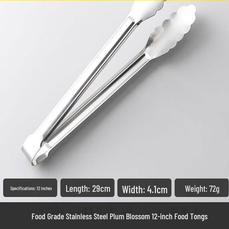 304 Stainless Steel Food Tongs