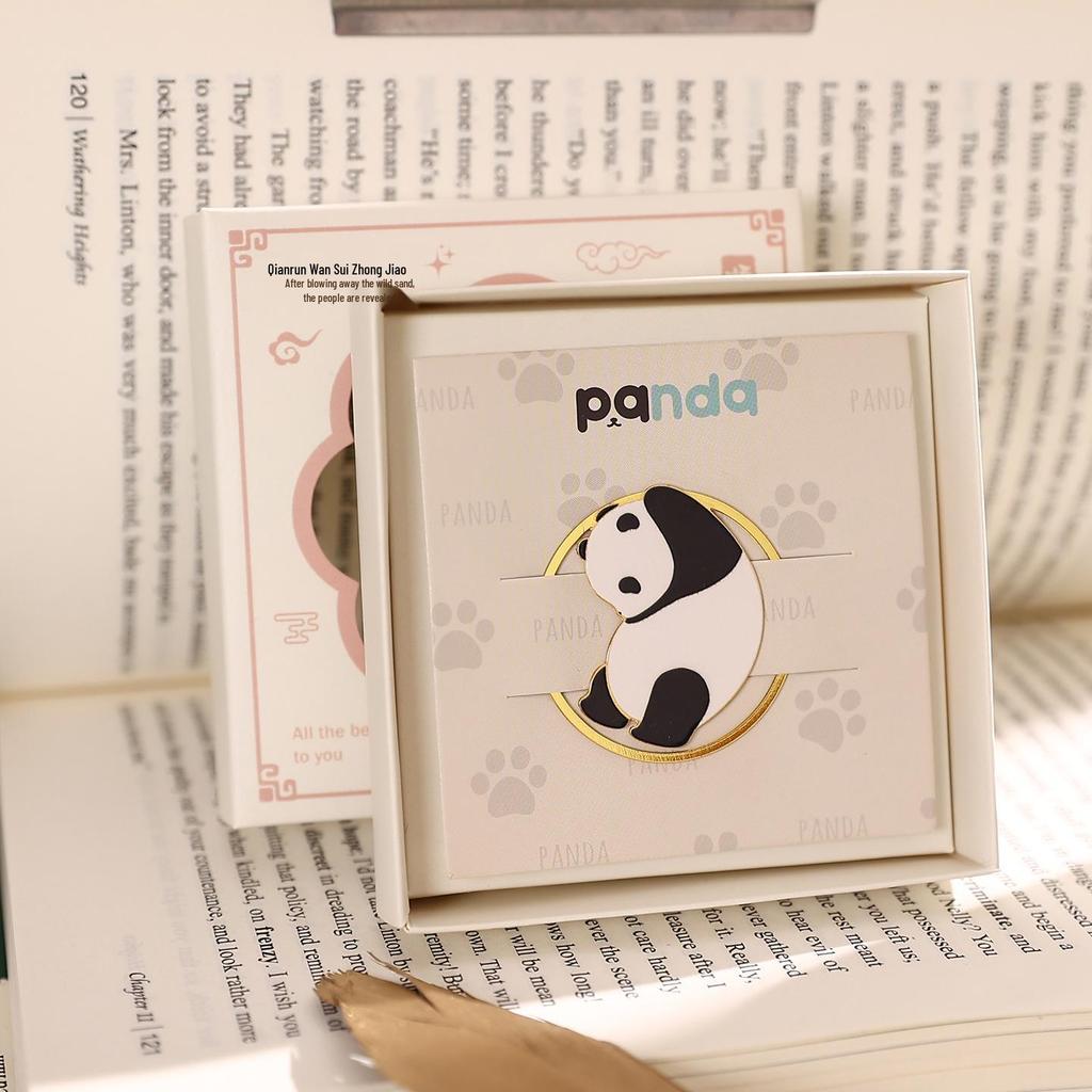 Panda Metal Bookmark with Tassel - Classic Chinese Style, Palace Museum Cultural Souvenir