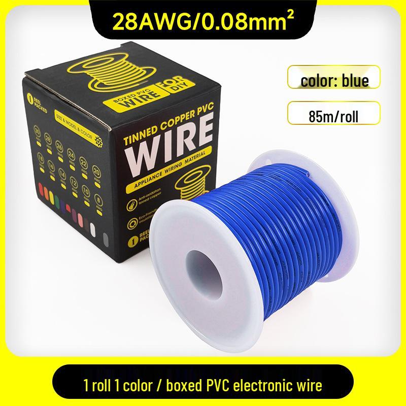 1007 PVC Electronic Wire 16AWG-30AWG Tinned Copper, Flying Lead Aviation Wire