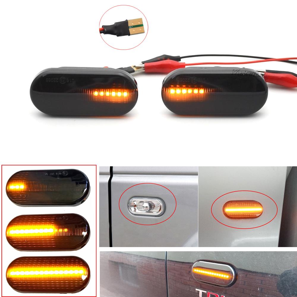 Side Marker Led Dynamic Turn Signal Light Flasher Indicator Blinker for Ford C-Max Fiesta Focus MK2 Fusion Galaxy for VW Polo