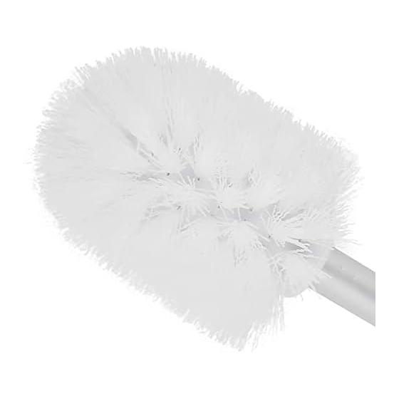 Toilet Cleaning Brush Holder Set Lightweight Convenient Household Cleaning Goods Bathroom Utensils Storage Space Aluminum Ceramic Construction Safe